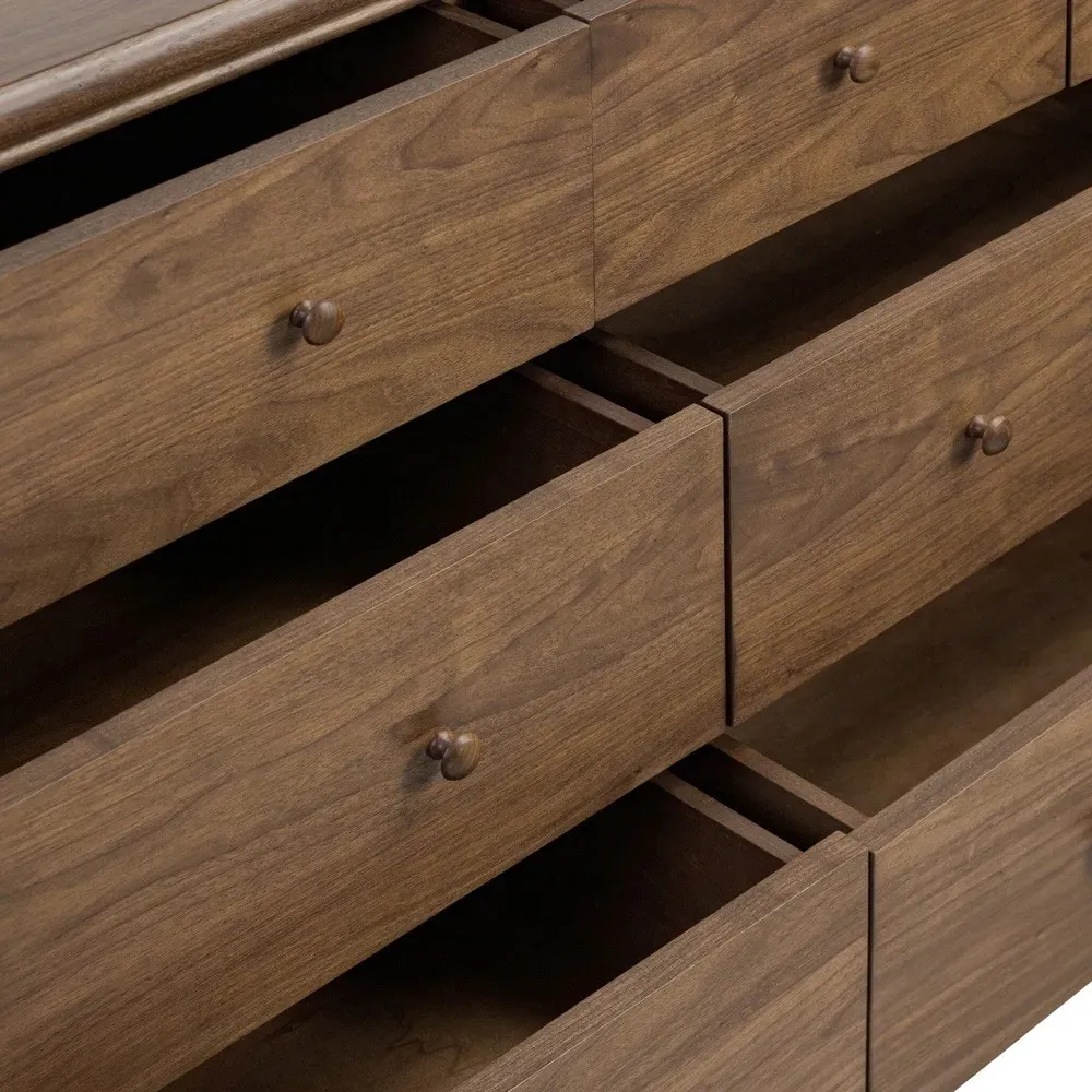 Agatha Dresser - Dark Brown, Walnut