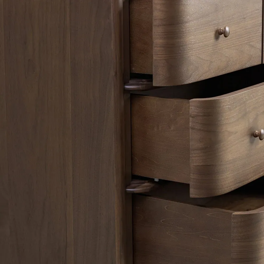 Agatha Dresser - Dark Brown, Walnut