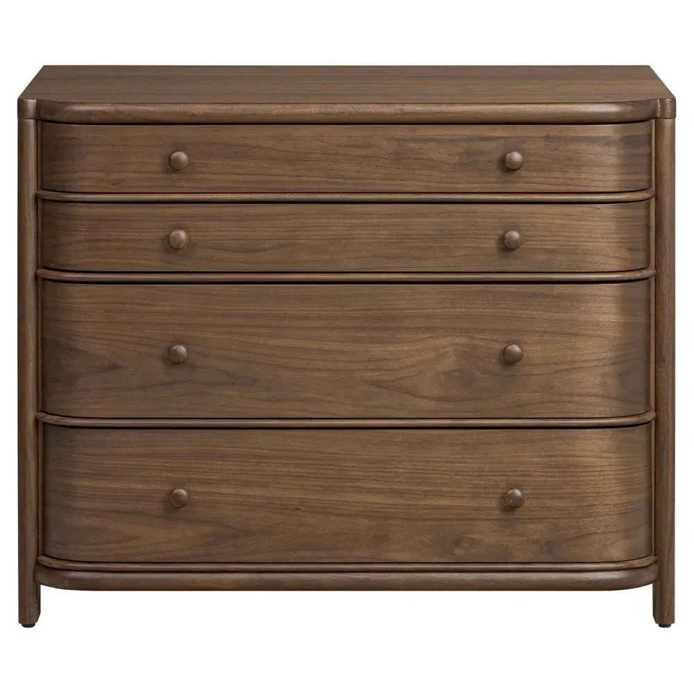 Agatha Nightstand - Dark Brown, Walnut image