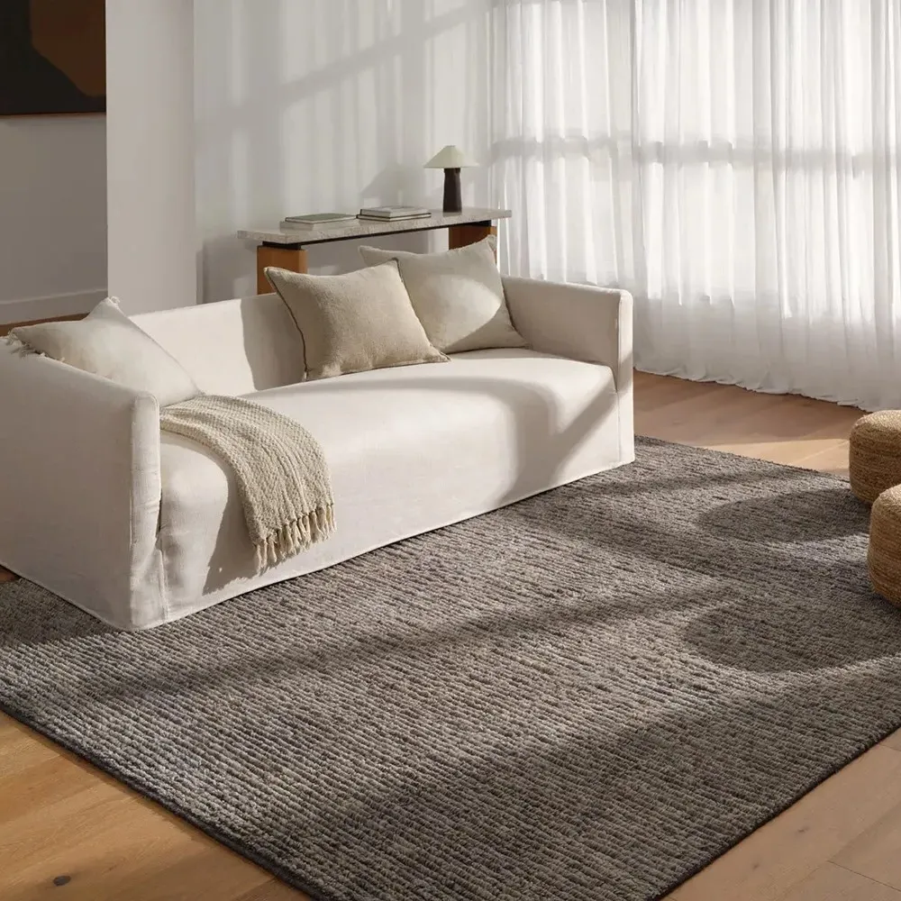 Aisla Hand Knotted Rug 10'x14' - Blue, Wool