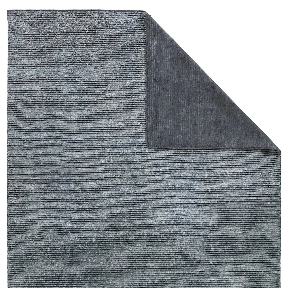 Aisla Hand Knotted Rug Sample - Blue, Wool