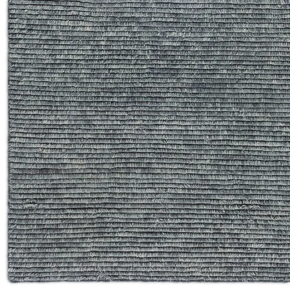 Aisla Hand Knotted Rug Sample - Blue, Wool