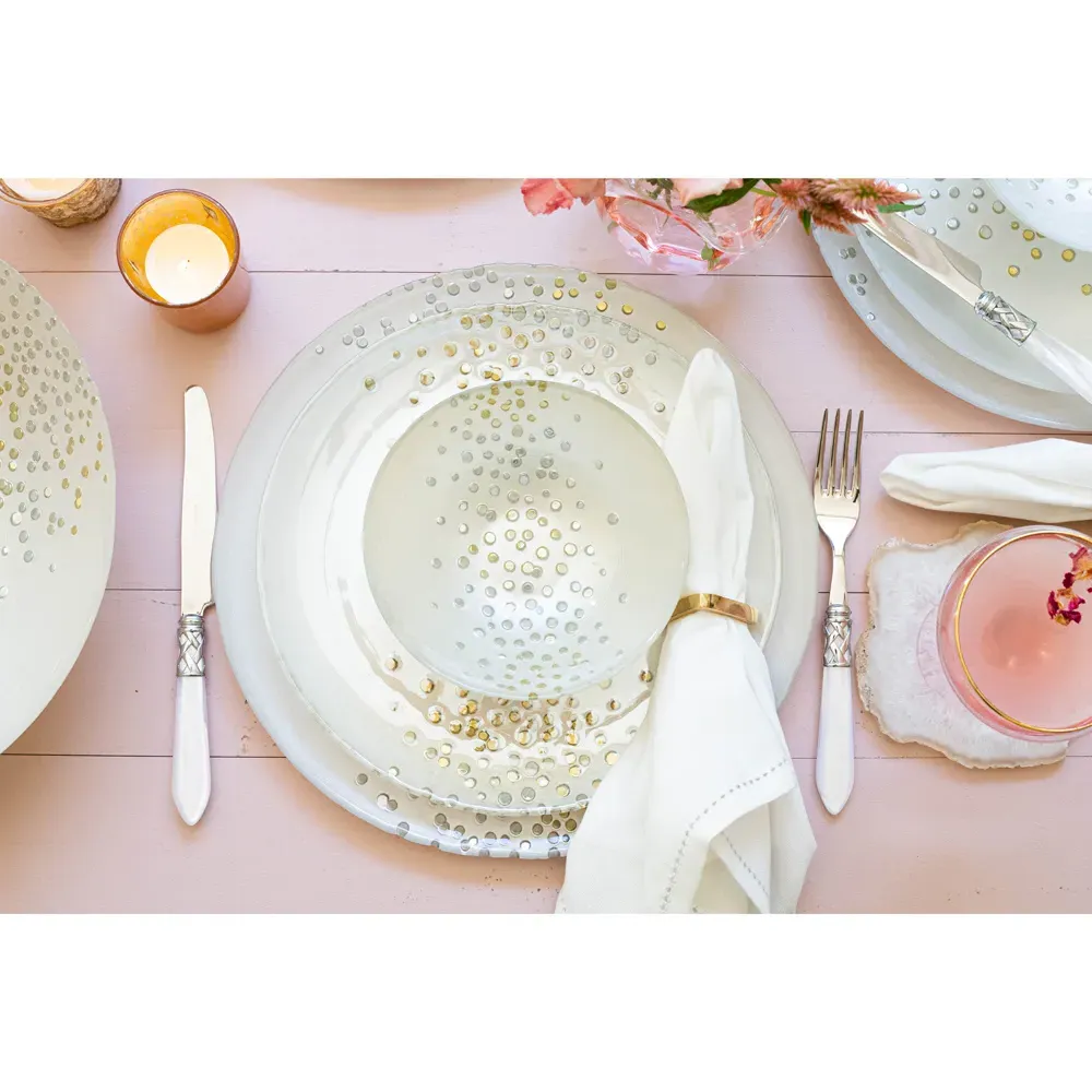 Aladdin Brilliant 5 Piece Flatware Place Setting - Clear