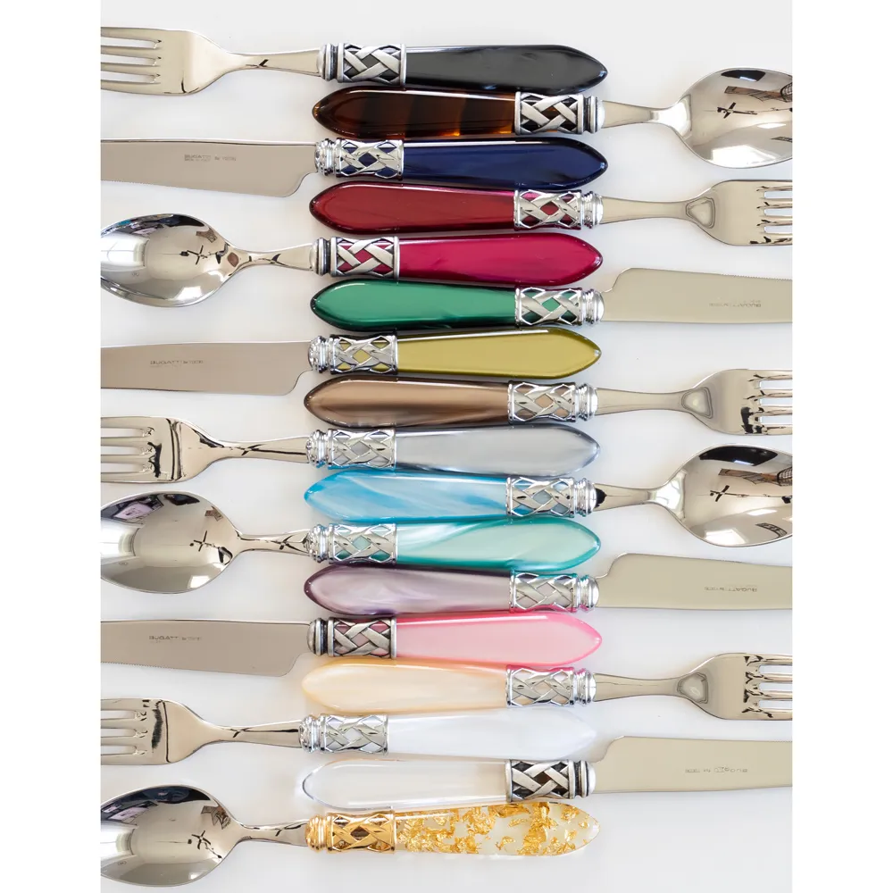 Aladdin Brilliant 5 Piece Flatware Place Setting - Clear