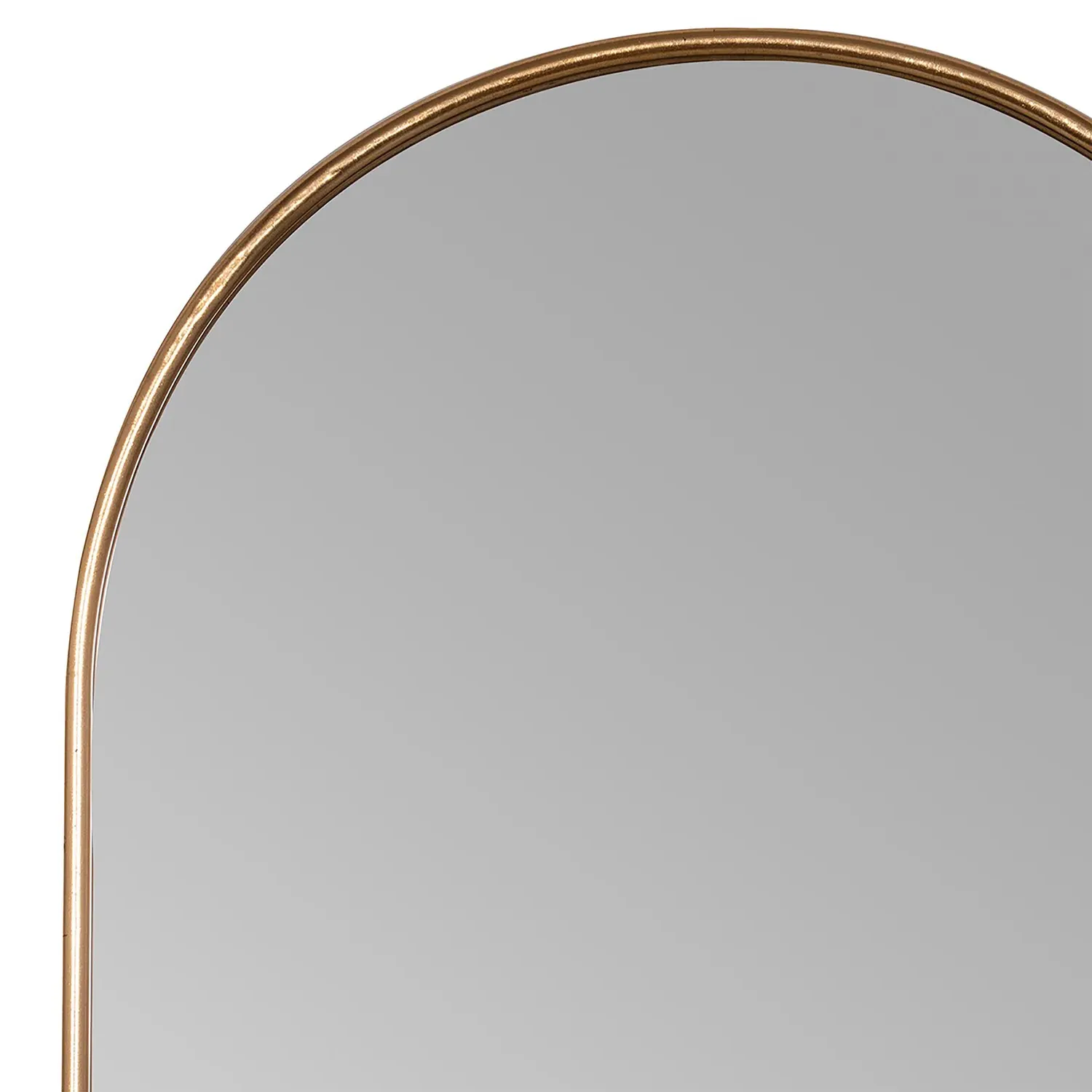 Alaina Arch Wall Mirror - Gold, Metal