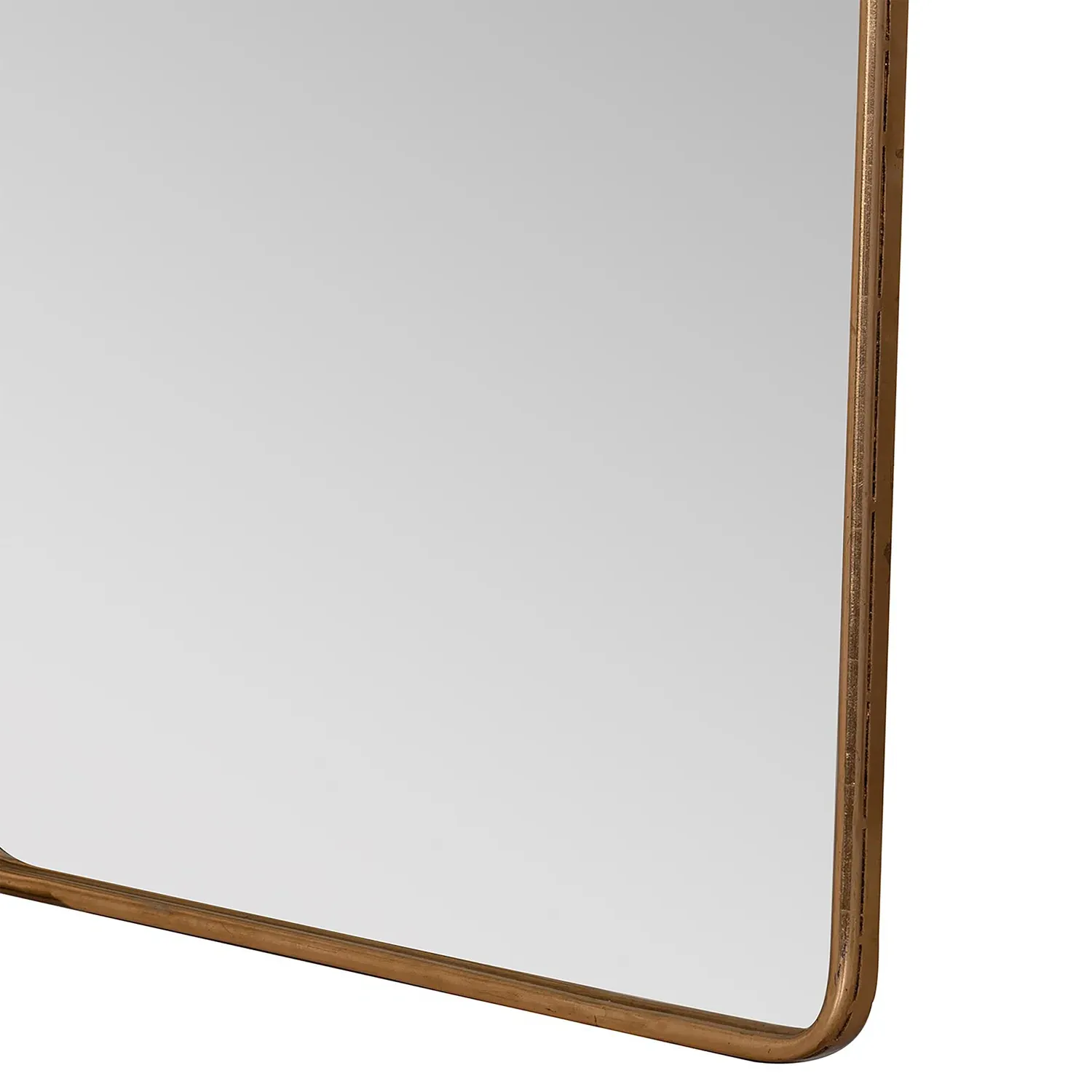 Alaina Arch Wall Mirror - Gold, Metal
