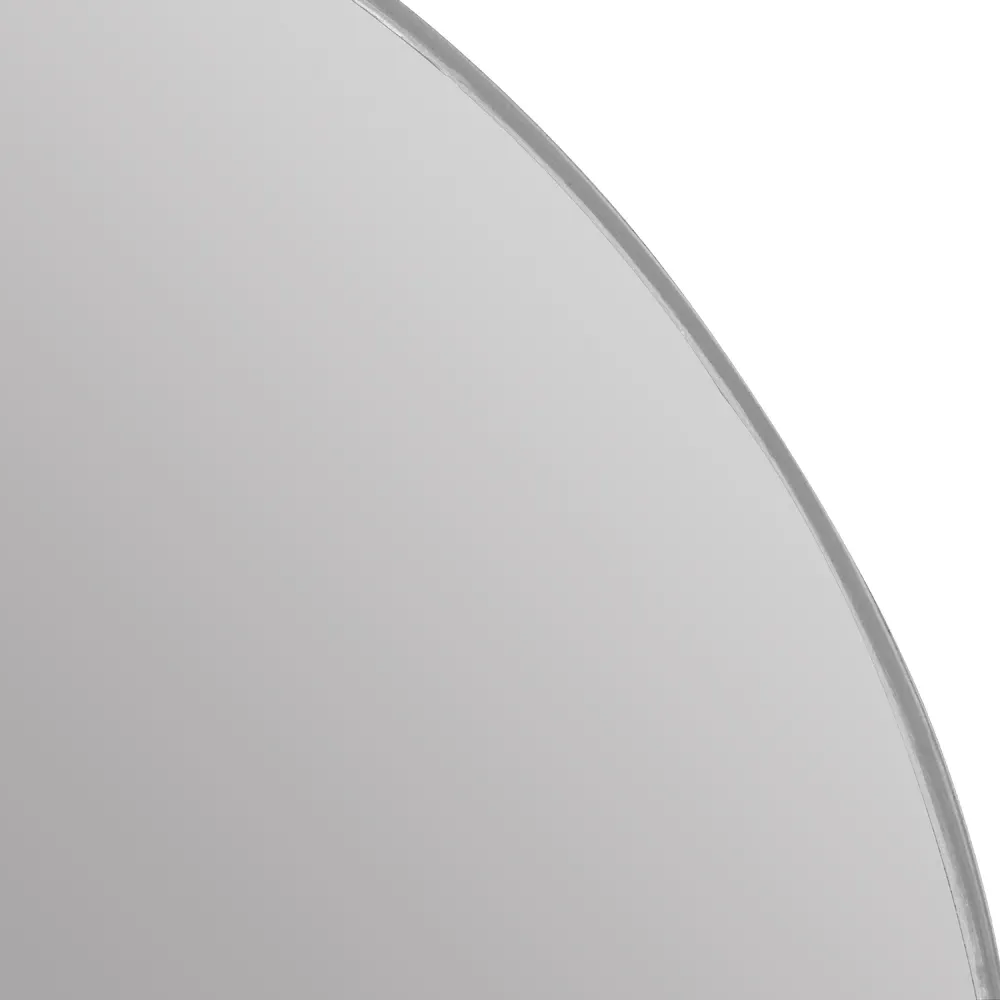 Alaina Arched Medicine Cabinet Mirror - Silver, Metal