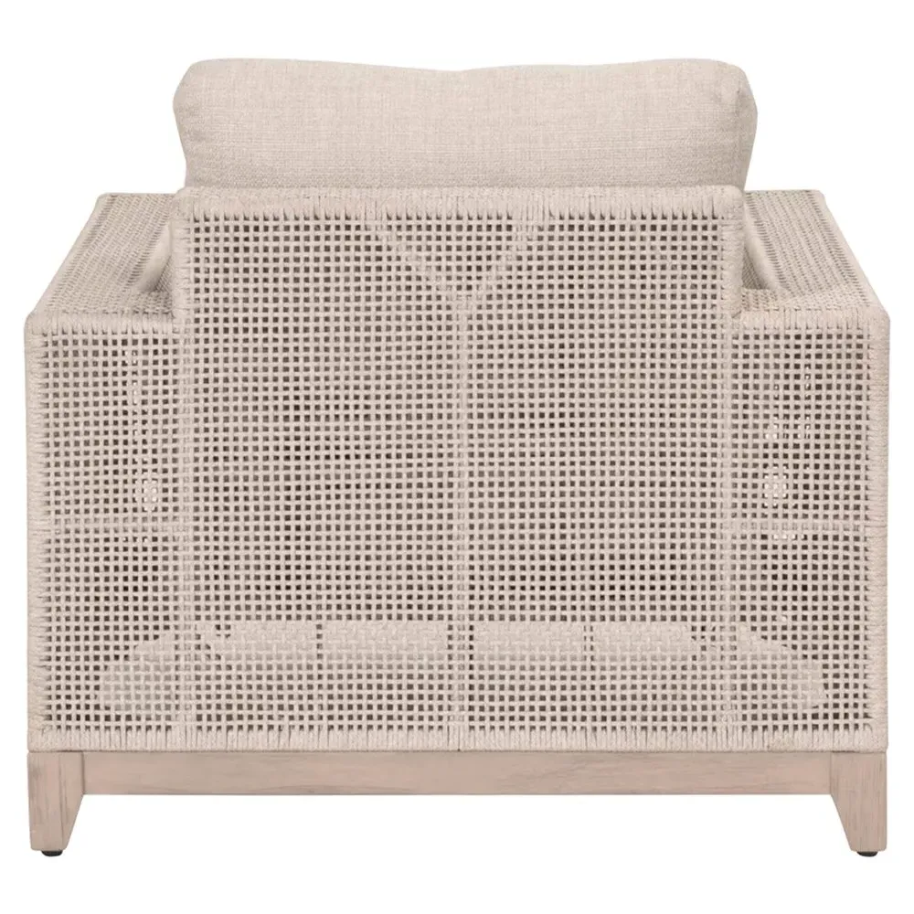 Alaina Outdoor Arm Chair - Beige, Teak