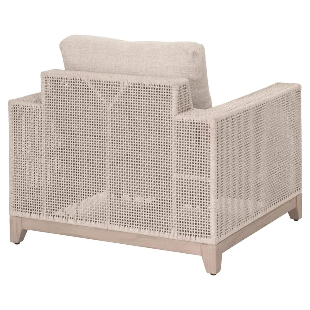 Alaina Outdoor Arm Chair - Beige, Teak