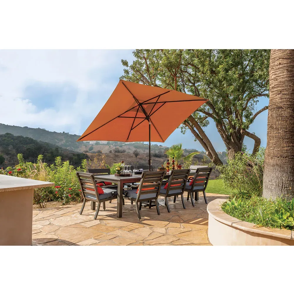 Alaina Outdoor Umbrella - Beige, Sunbrella