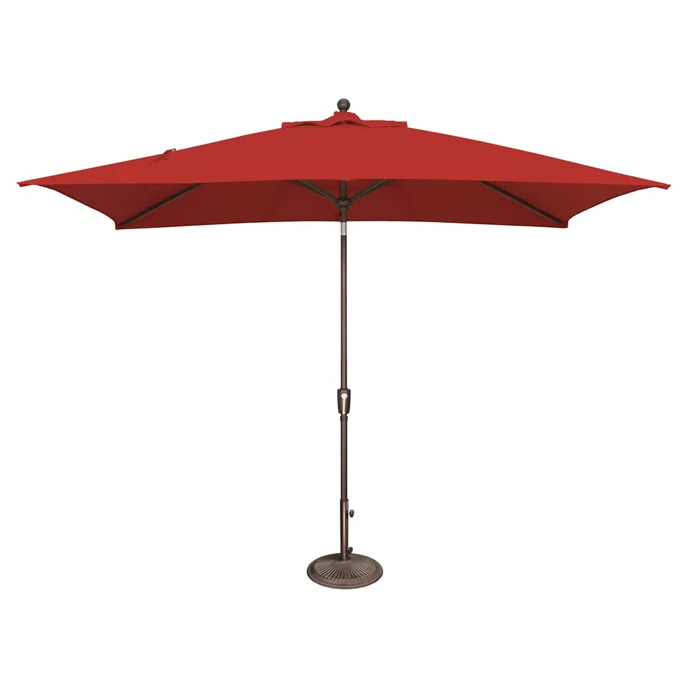 Alaina Outdoor Umbrella - Red, Sunbrella
