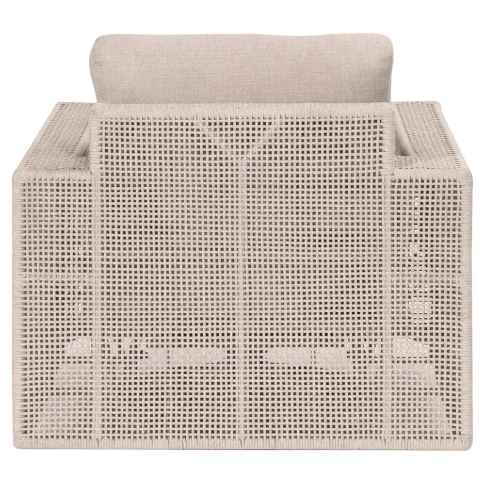 Alaina Swivel Rocker Outdoor Chair - Beige