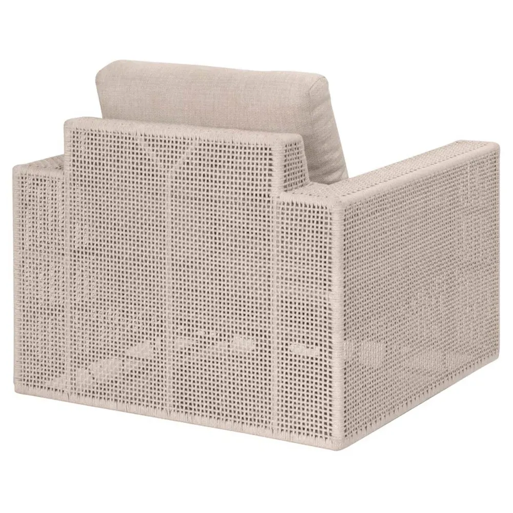 Alaina Swivel Rocker Outdoor Chair - Beige