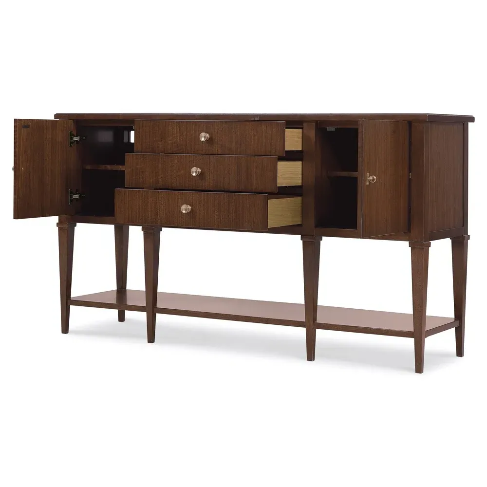 Alaine Buffet - Brown, Walnut