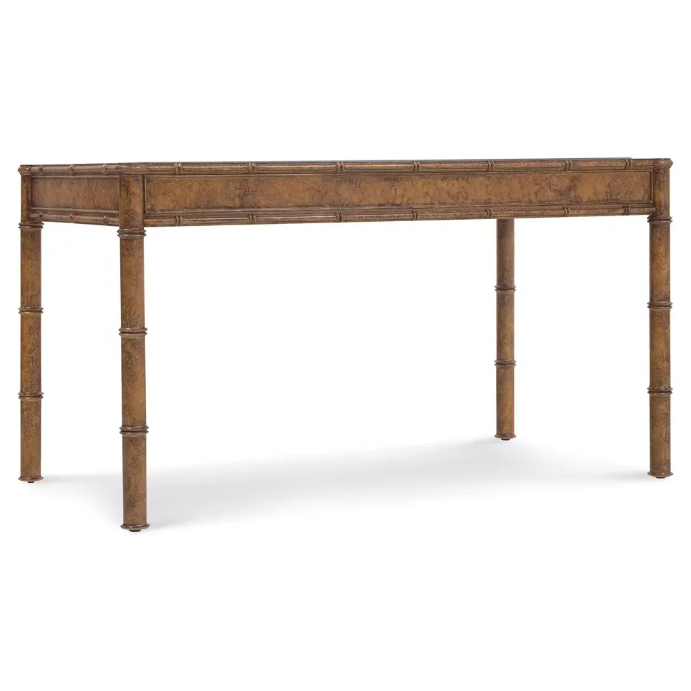 Alaine Desk with Woven Cane - Brown, Oak