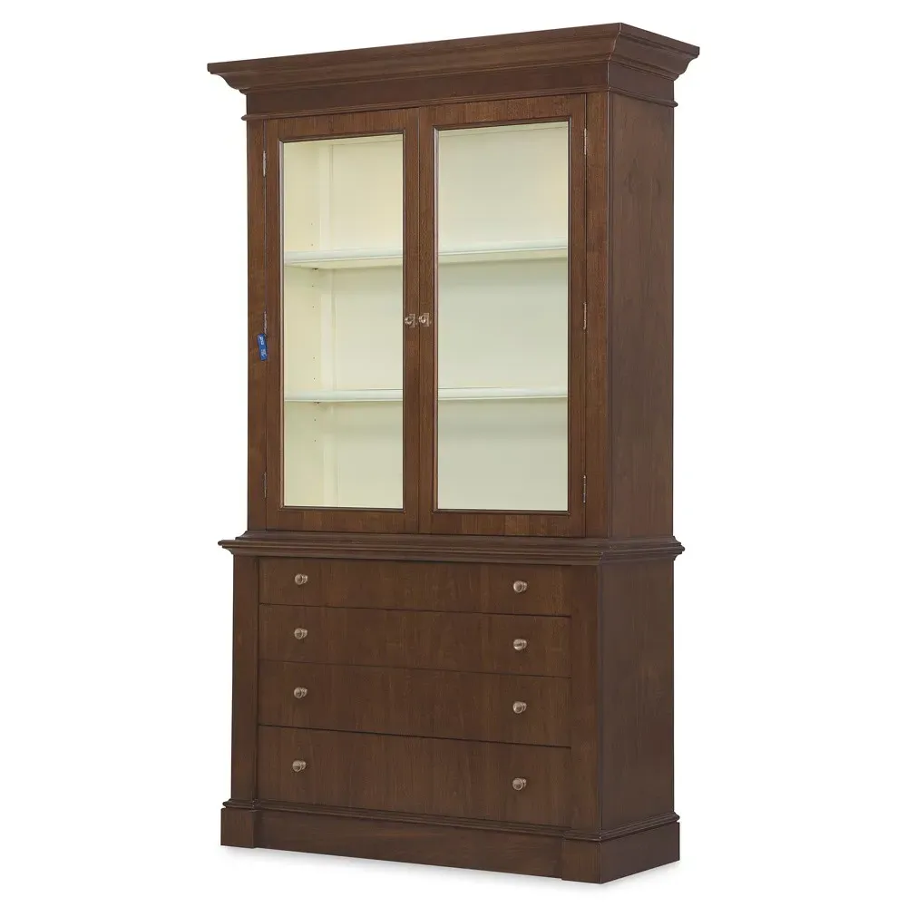 Alaine Display Cabinet - Brown, Walnut