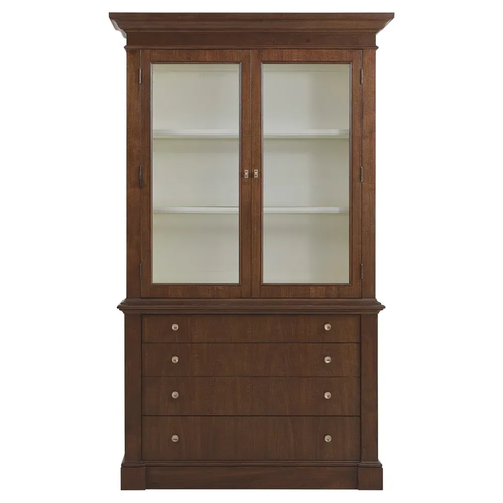 Alaine Display Cabinet - Brown, Walnut