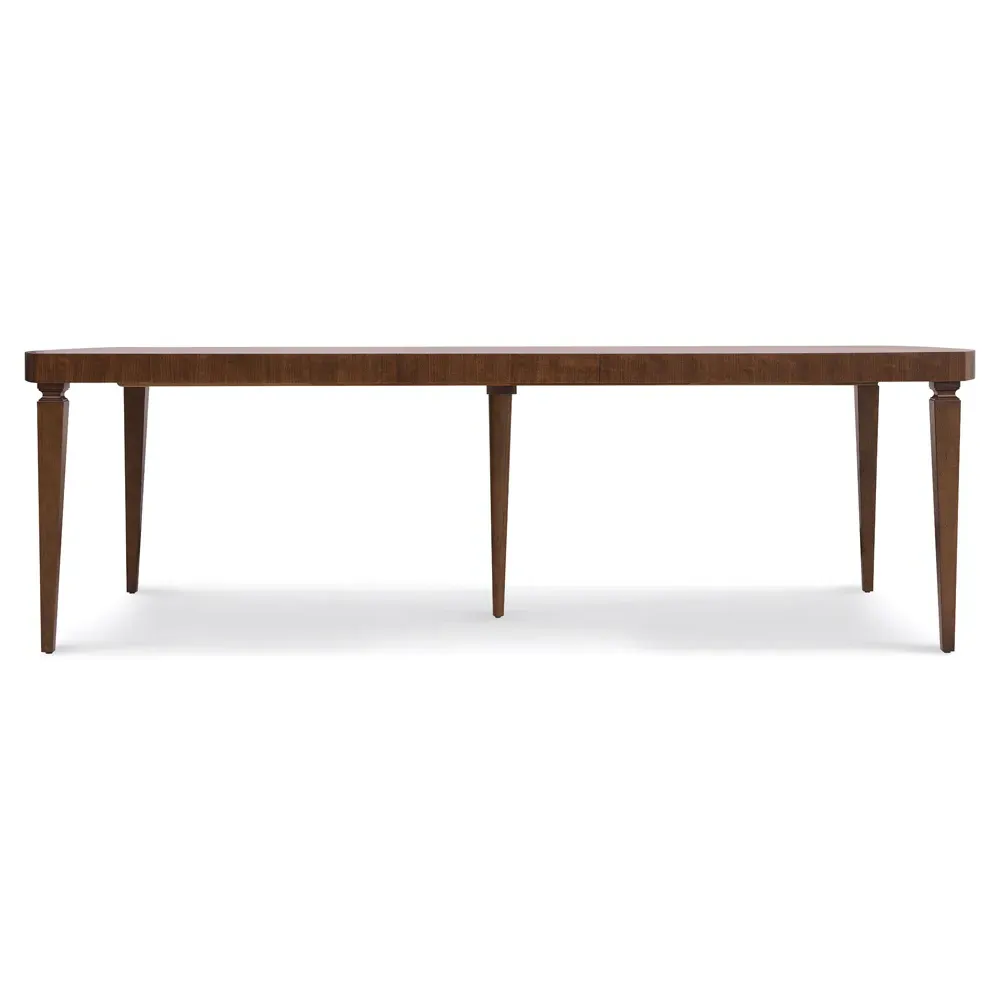 Alaine Extendable Rectangular Dining Table - Brown, Walnut