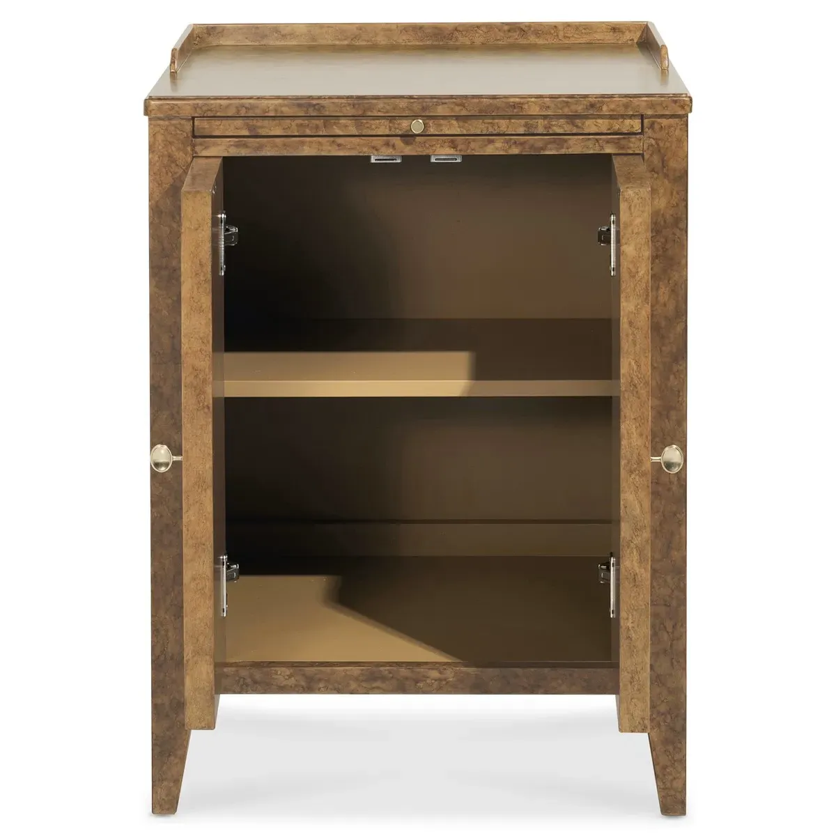 Alaine Nightstand - Brown, Cane