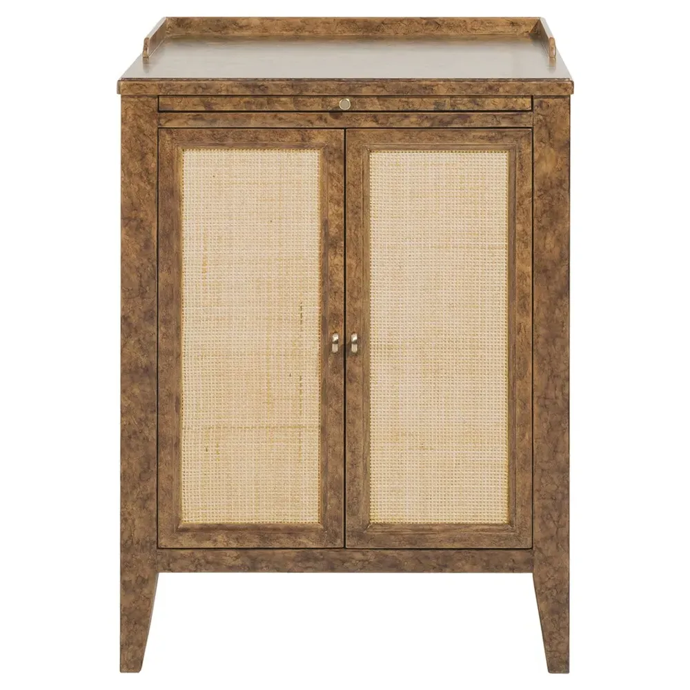 Alaine Nightstand - Brown, Cane image