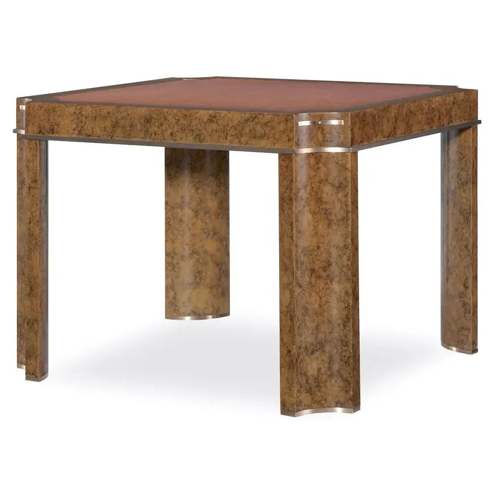 Alaine Square Game Table - Brown, Birch