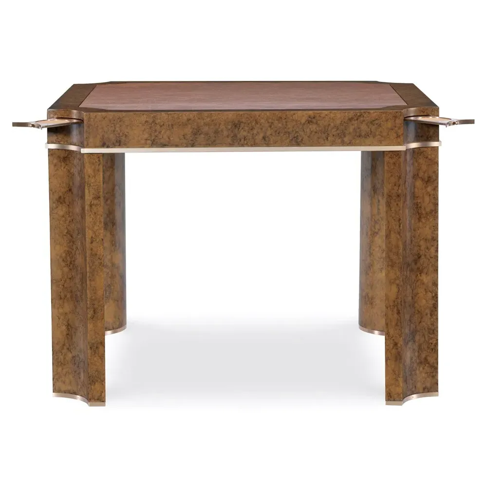 Alaine Square Game Table - Brown, Birch