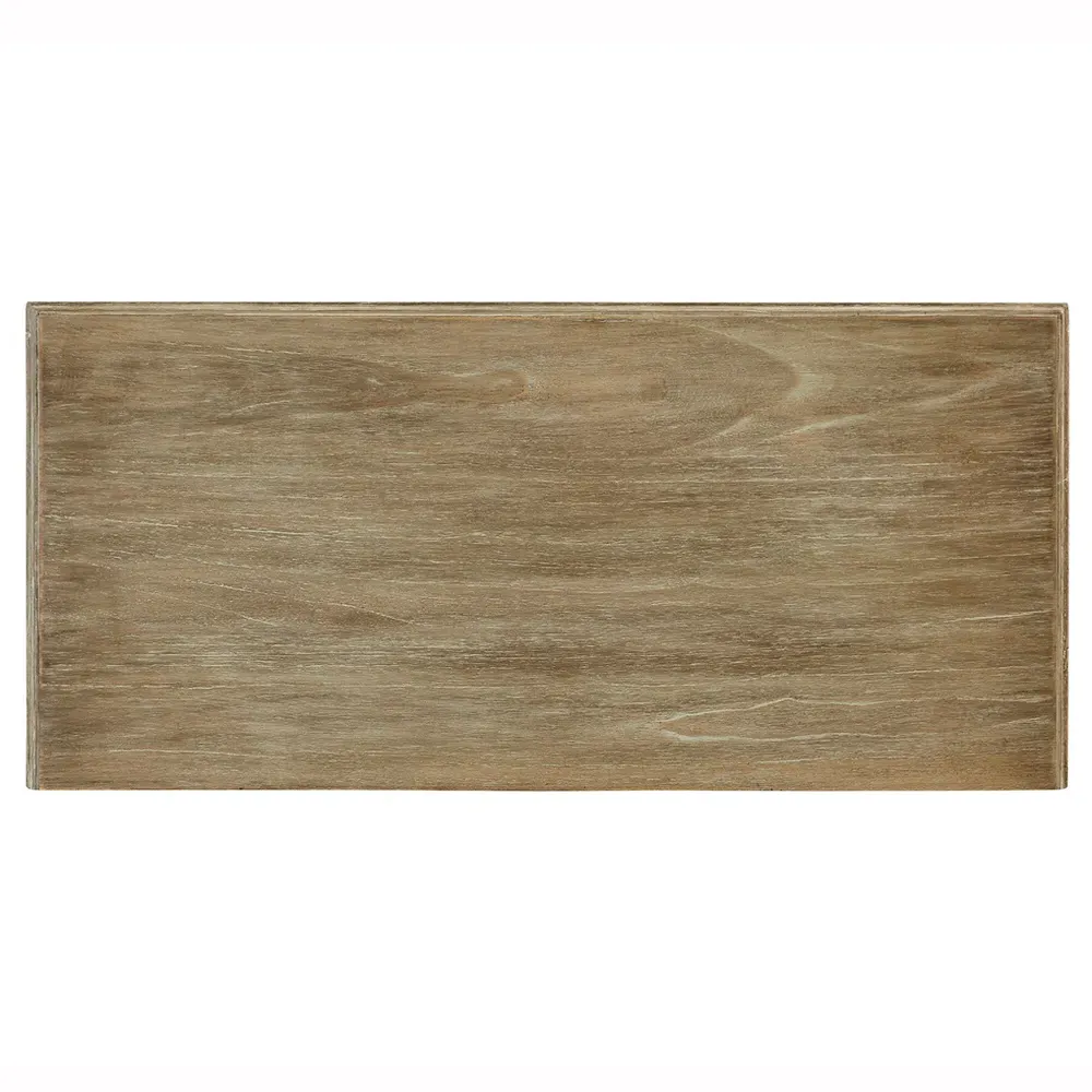 Alaiya 3 Drawer Beaded Bachelor Chest - Grey, Mahogany