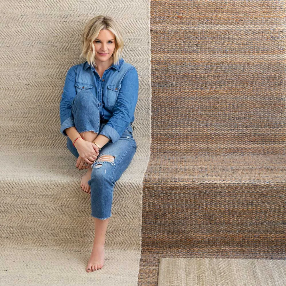 Alani Handwoven Rug - Off White, Jute