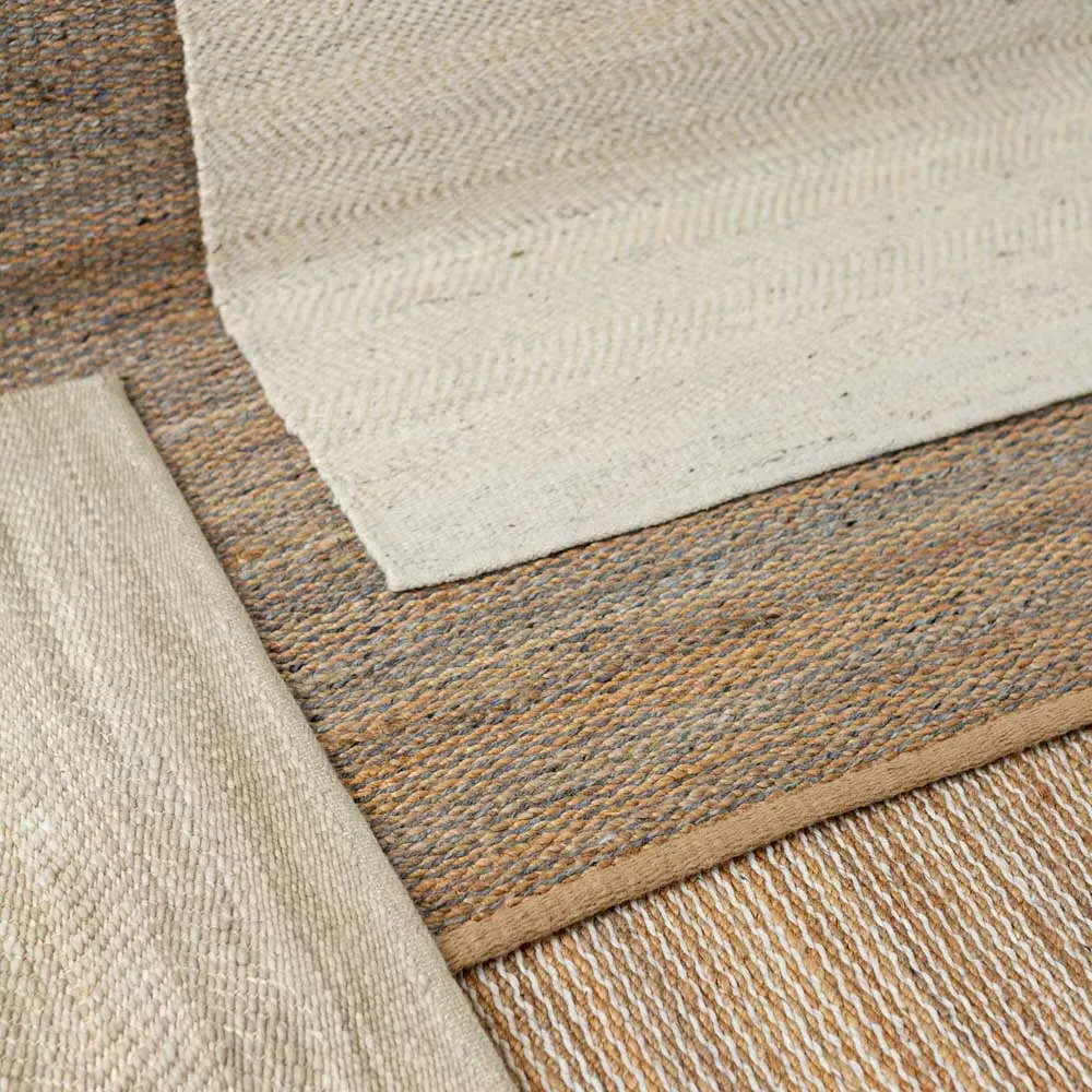 Alani Handwoven Rug - Off White, Jute