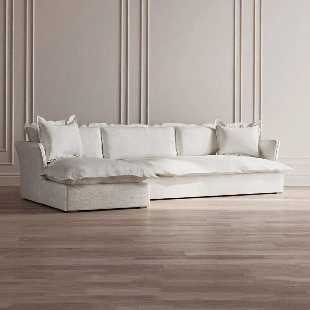 Alanna 2-Piece Sectional - Navy