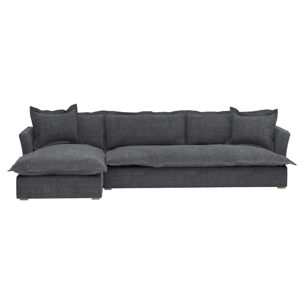 Alanna 2-Piece Sectional - Navy