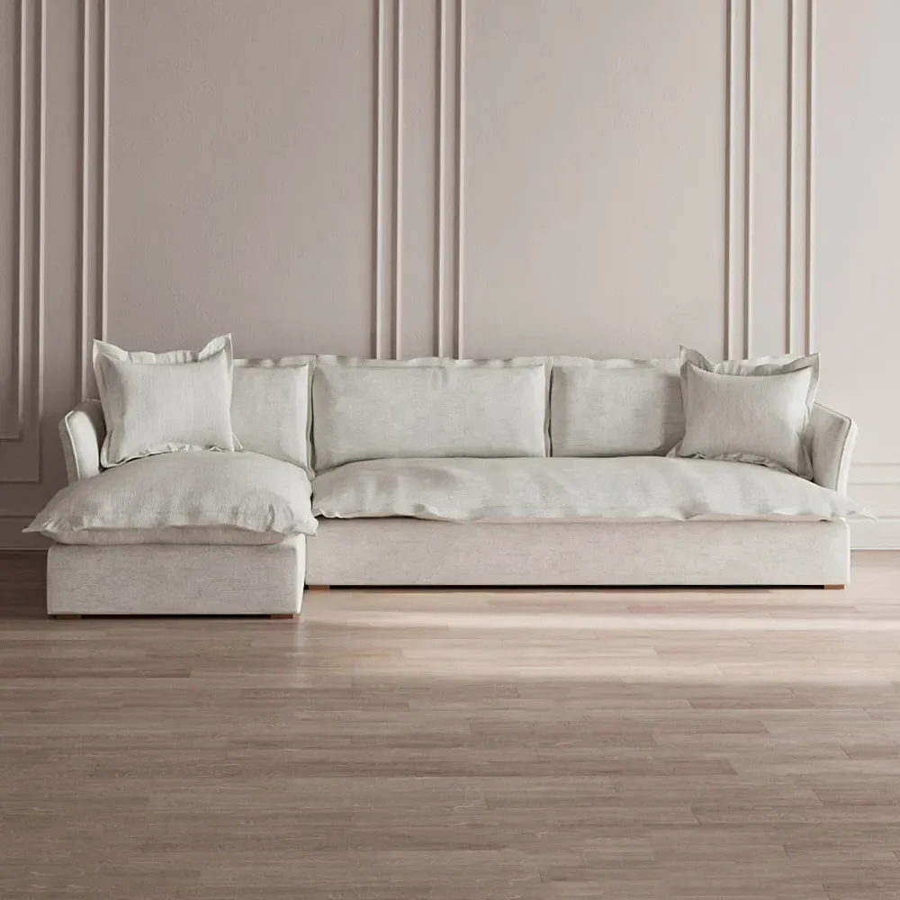 Alanna 2-Piece Sectional - Portofino Grey