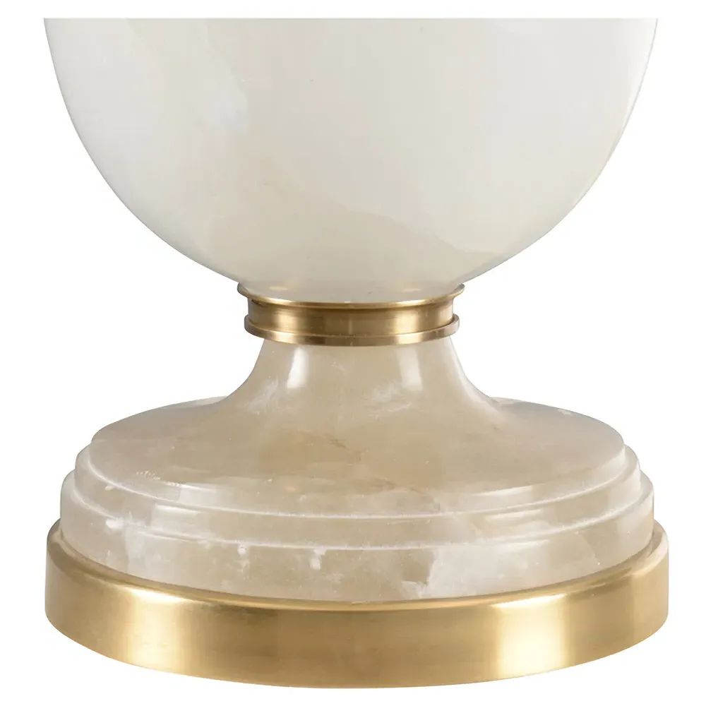 Alaric Urn Table Lamp - Off White, Alabaster