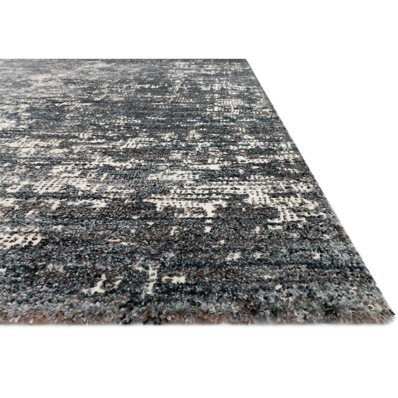 Alarisse Abstract Patterned Rug - Grey