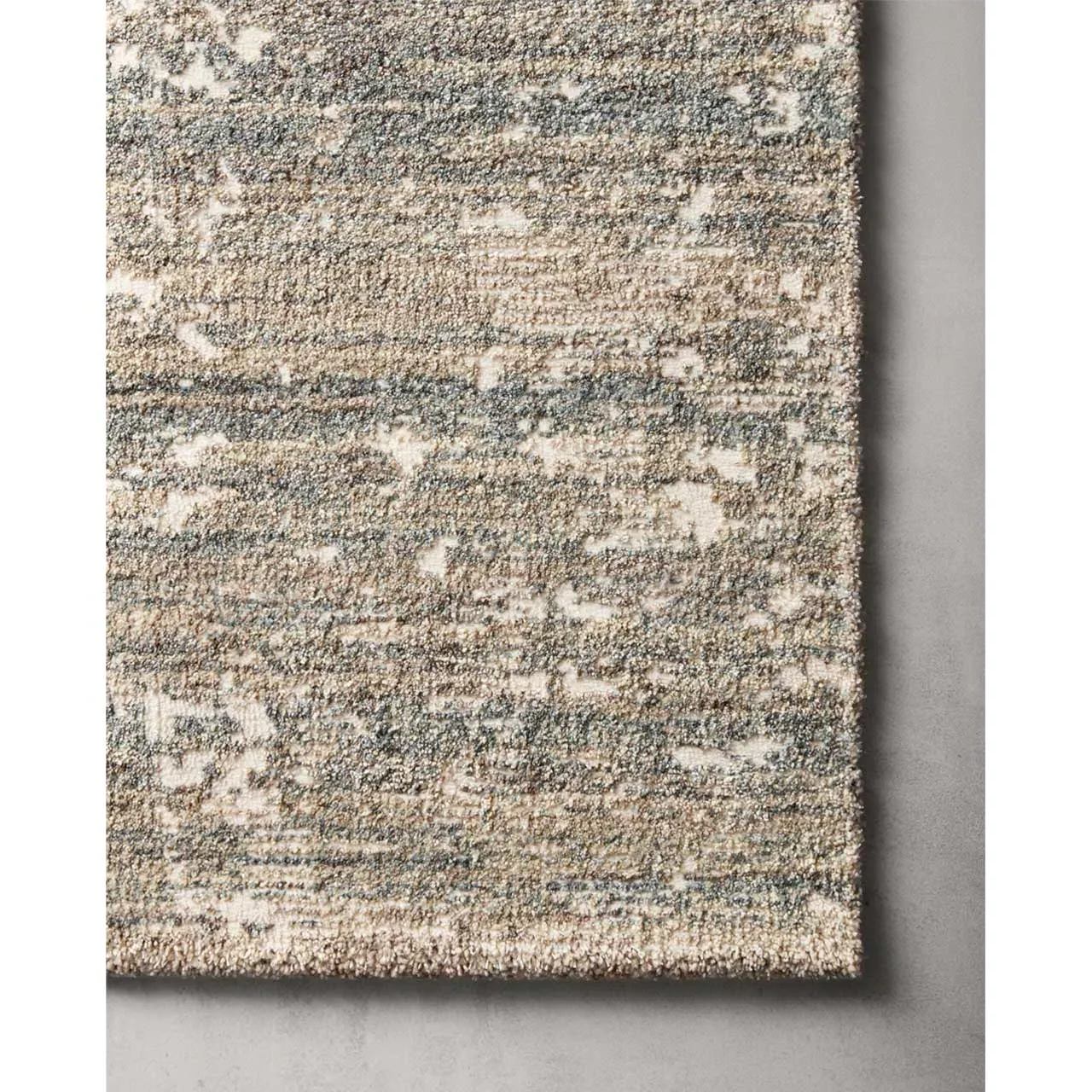 Alarisse Abstract Patterned Rug Sample - Fog Grey
