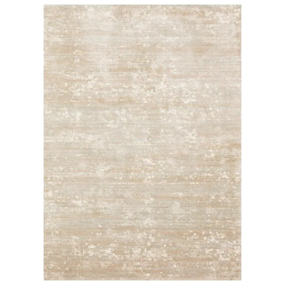 Alarisse Abstract Patterned Rug Sample - Sunset Beige image