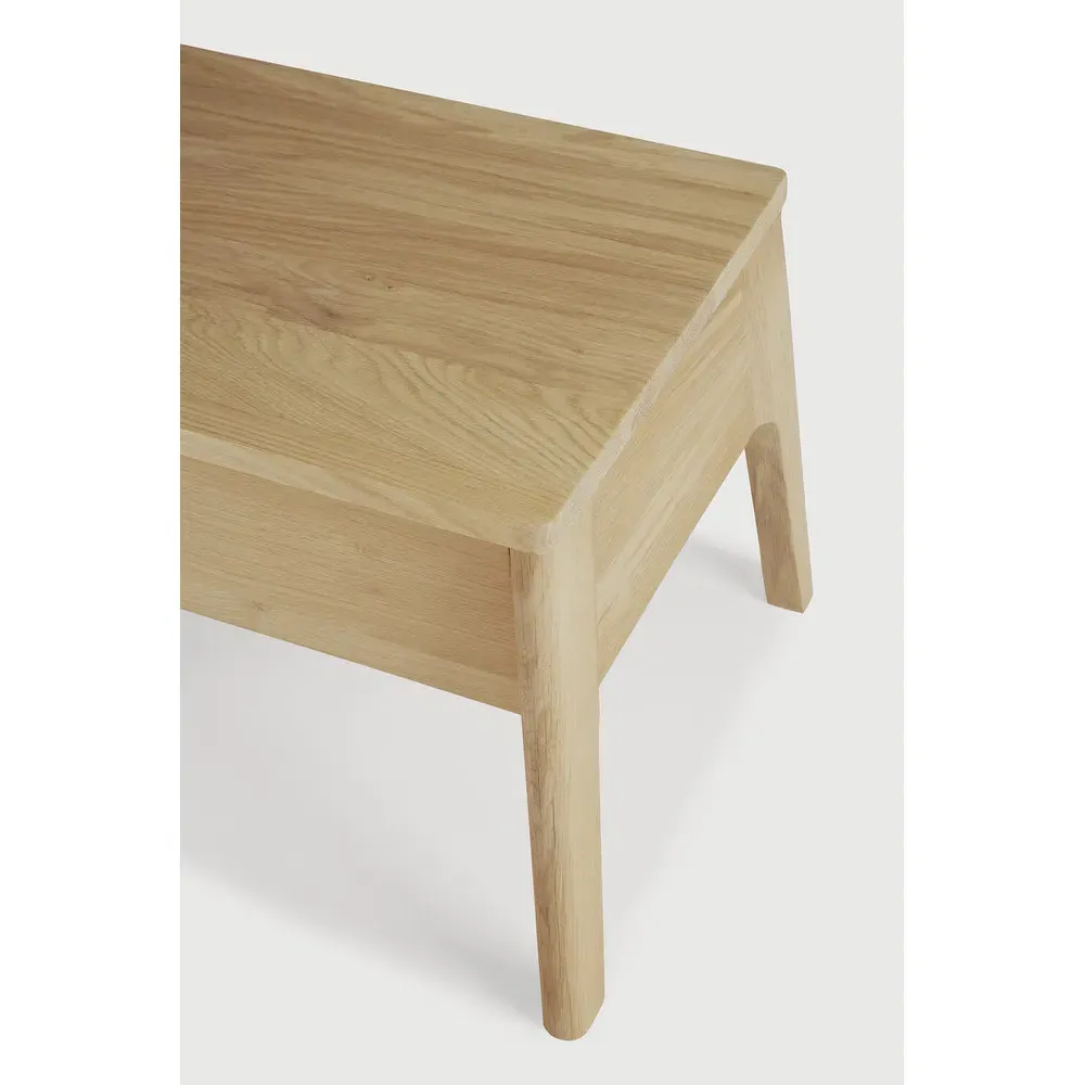 Alastair Oak Nightstand - Brown