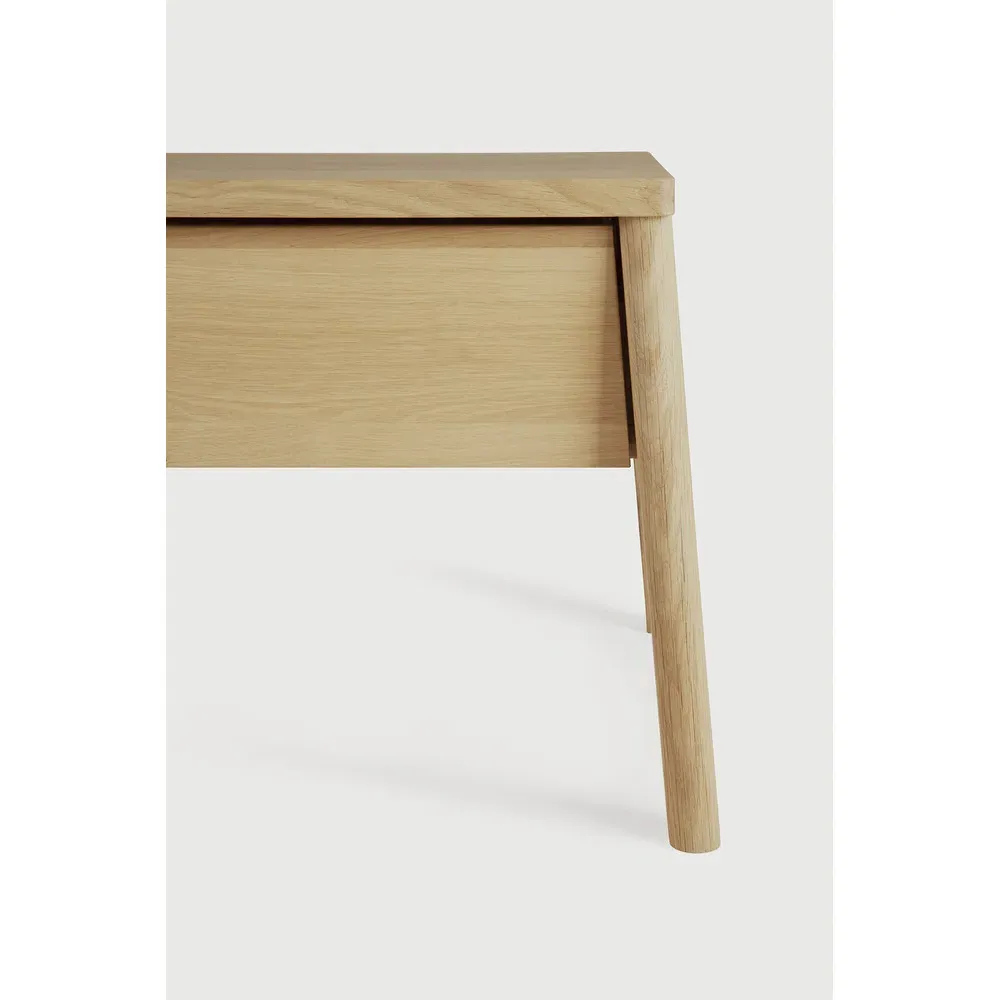 Alastair Oak Nightstand - Brown