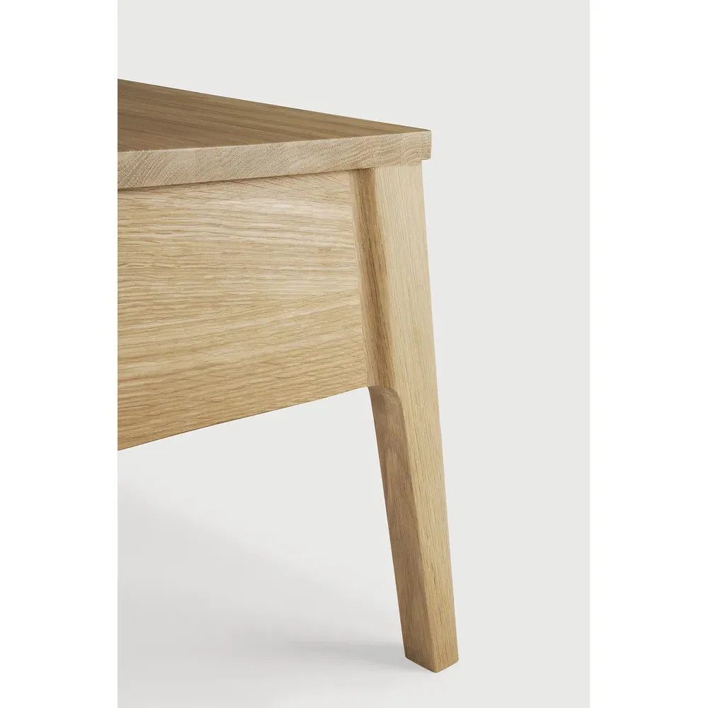 Alastair Oak Nightstand - Brown