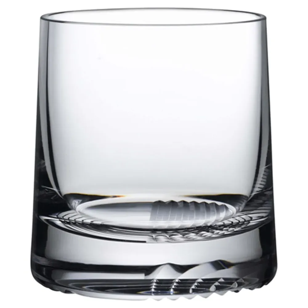 Alba Clear Crystal Whiskey Glass and Decanter Set - Clear
