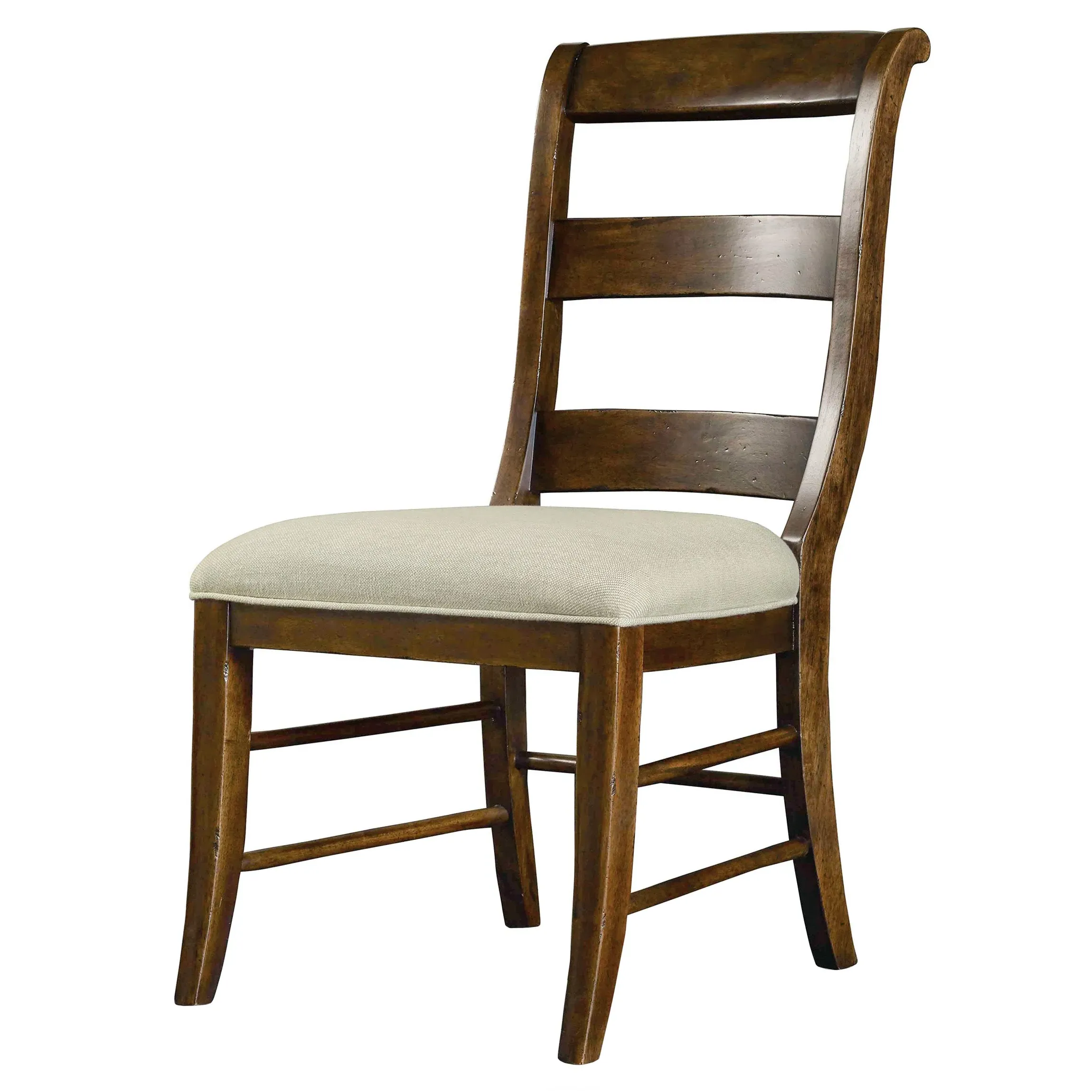 Alban Ladderback Dining Chair - Brown, Pecan image