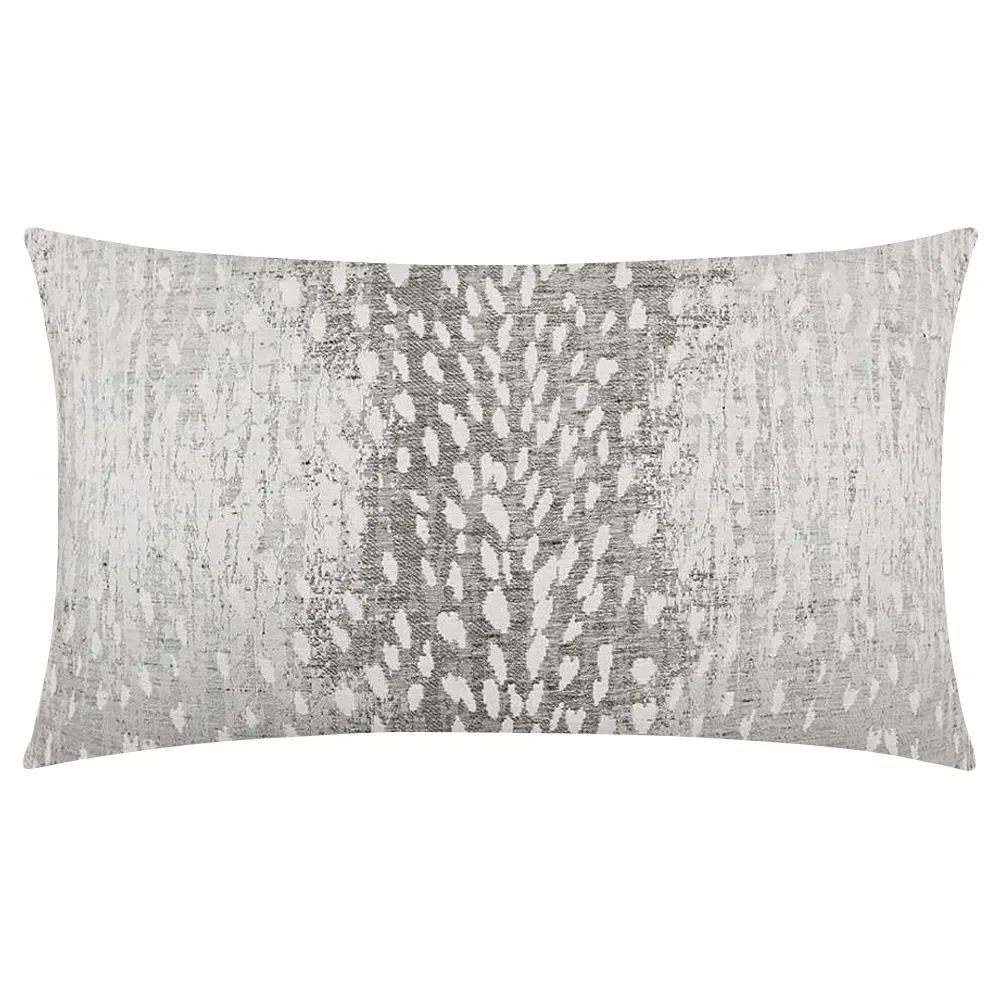Albene Animal Print Lumbar Pillow - Silver, Cotton image