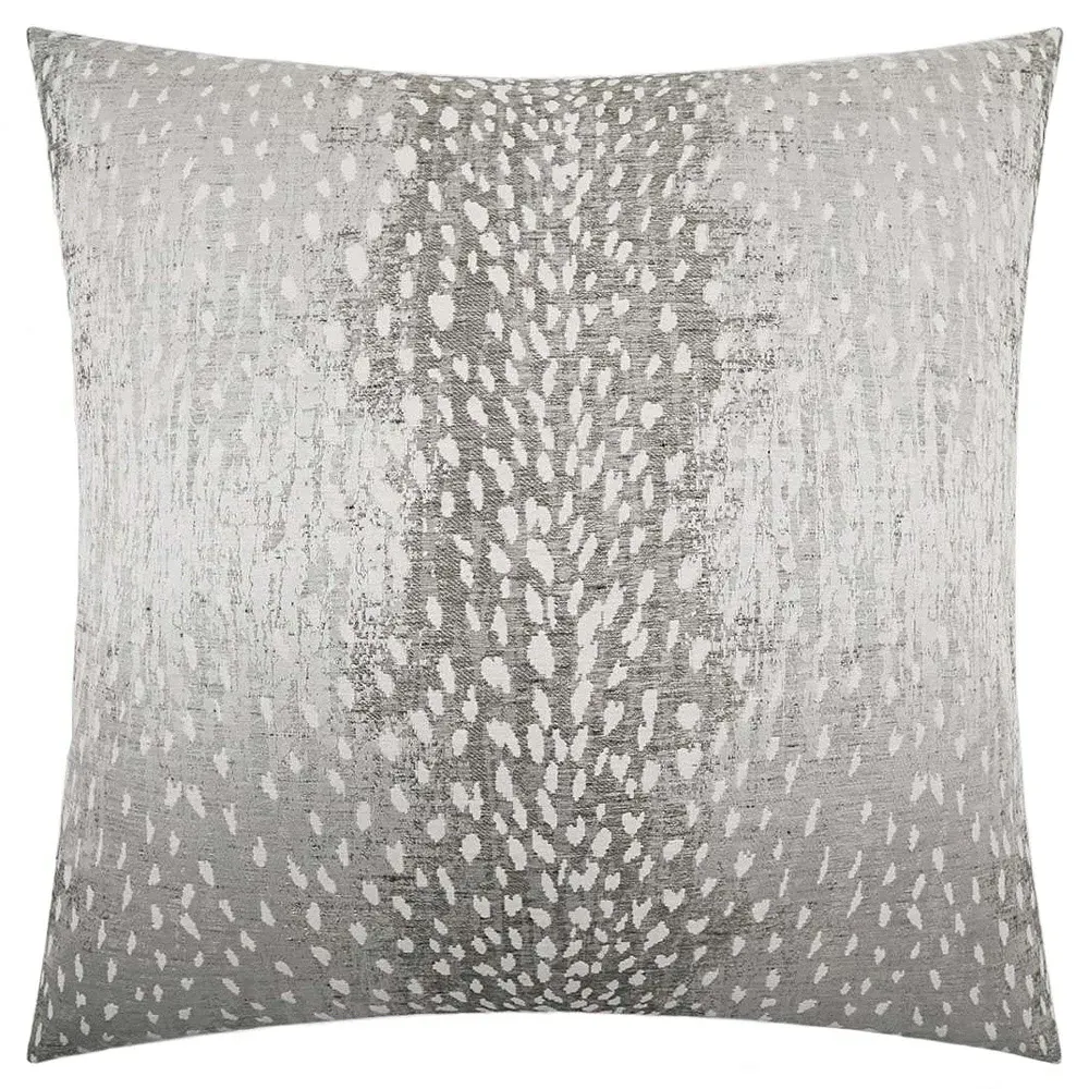 Albene Animal Print Throw Pillow - Silver, Cotton
