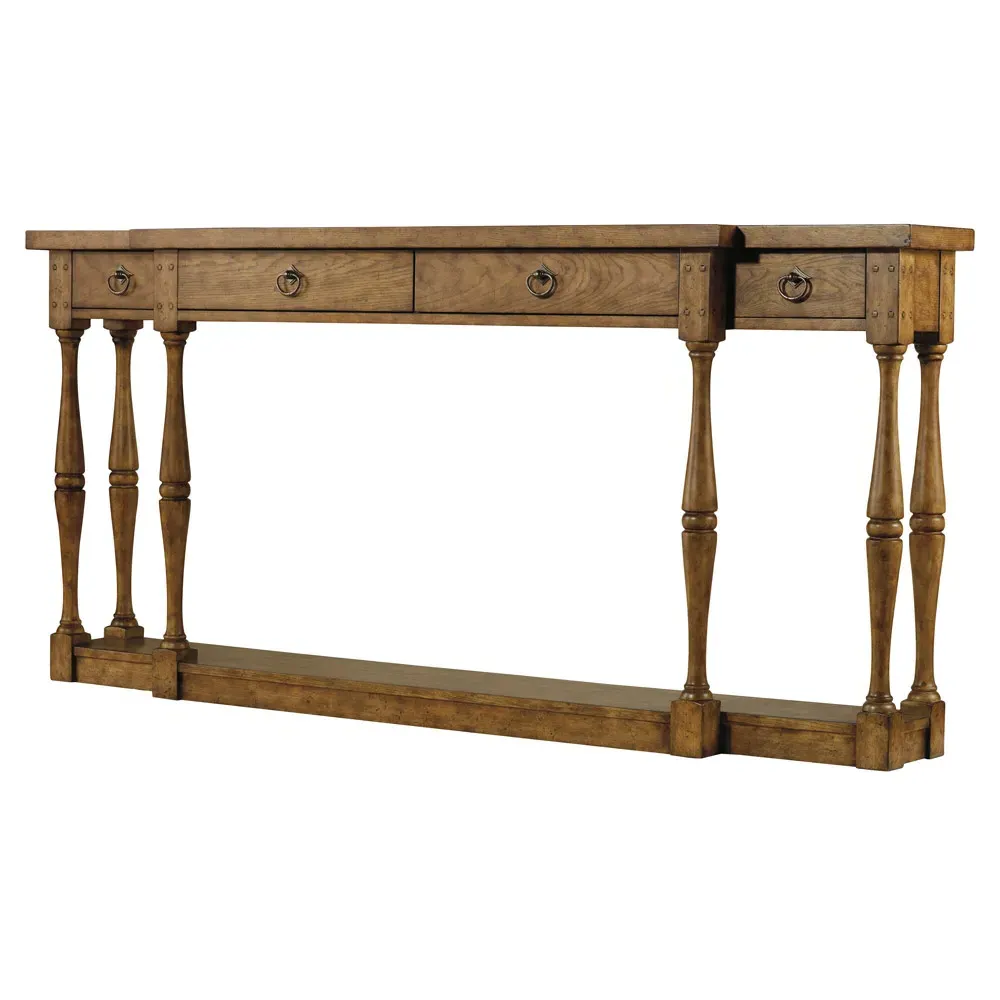 Albert Console Table - Brown, Ash Wood