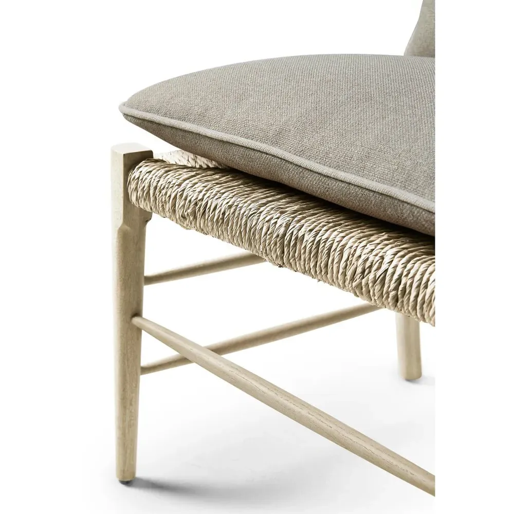 Albertine Dining Chair - Oatmeal, Light Oak