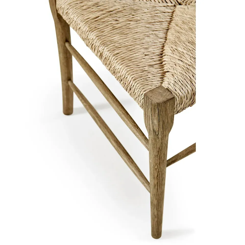 Albertine Dining Chair - Oatmeal, Natural Oak