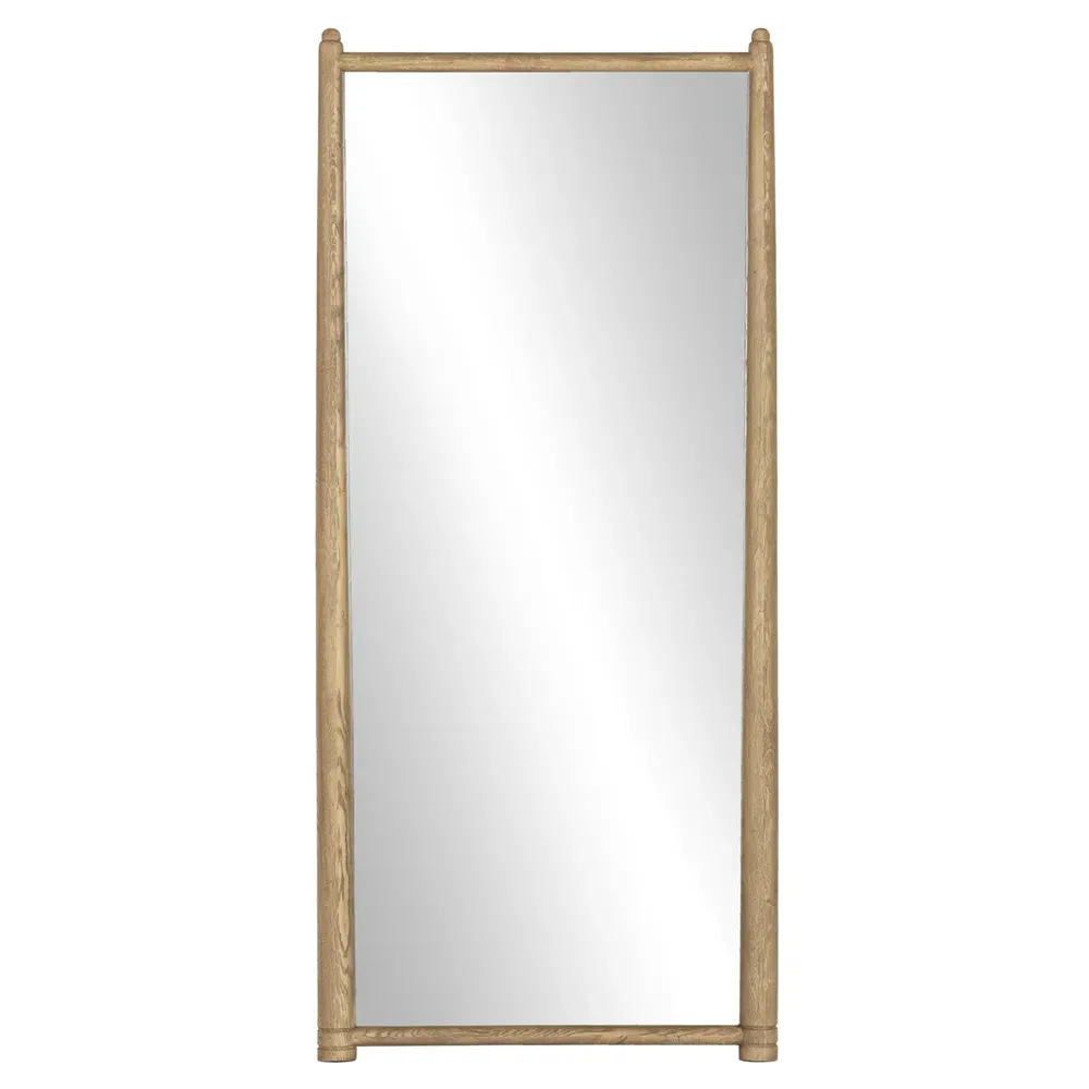 Aldwin Floor Mirror - Brown, Oak image