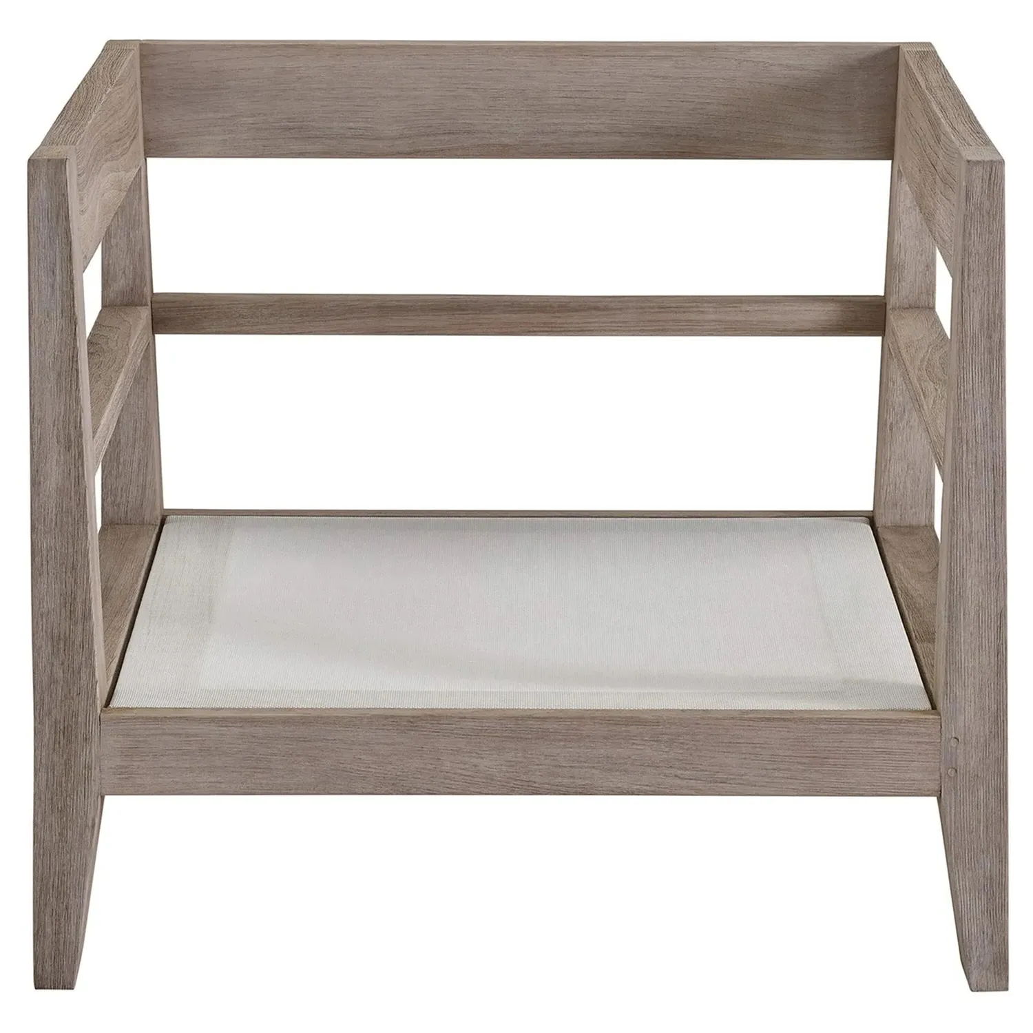 Aleia Outdoor Lounge Chair - Grey, Teak