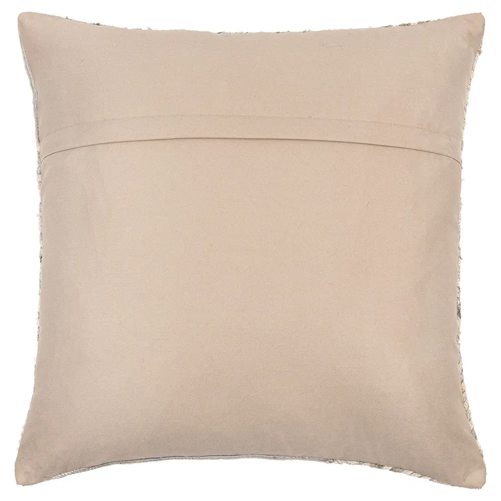 Alelia Stripe Throw Pillow - Cream, Leather