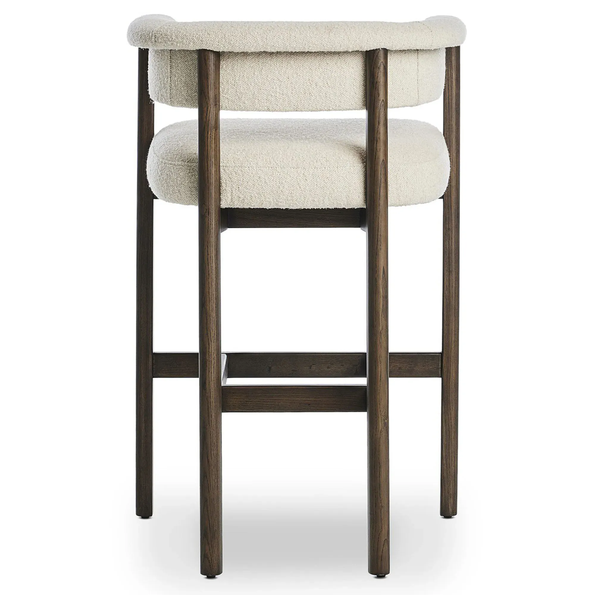Alessandra Bar Stool - Cream, Boucle